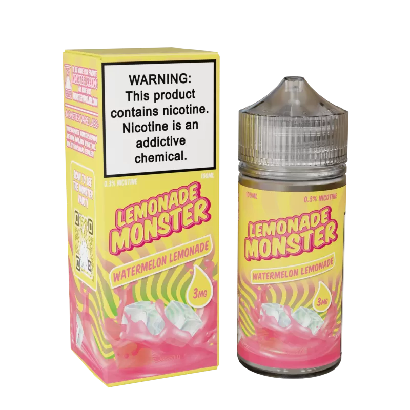 Lemonade Monster - Watermelon Lemonade - 100ML E-Liquid - 3MG