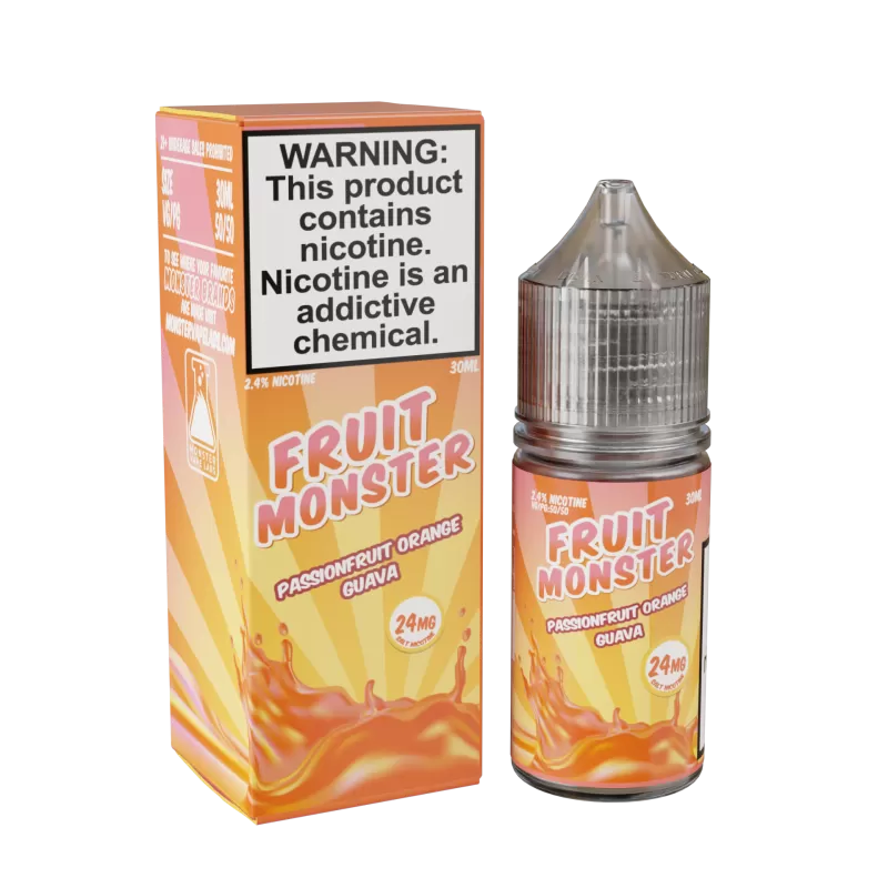 Fruit Monster Salt - Passionfruit Orange Guava - 30ML E-Liquid - 24MG