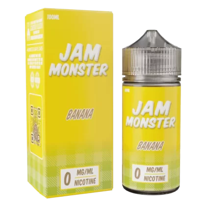 Jam Monster - Banana - 100ML E-Liquid - 0MG