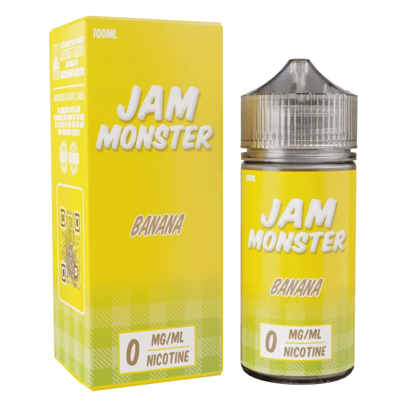 Jam Monster - Banana - 100ML E-Liquid - 0MG