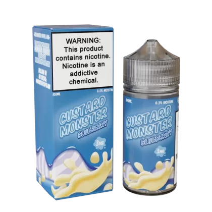 Custard Monster - Blueberry - 100ML E-Liquid - 6MG