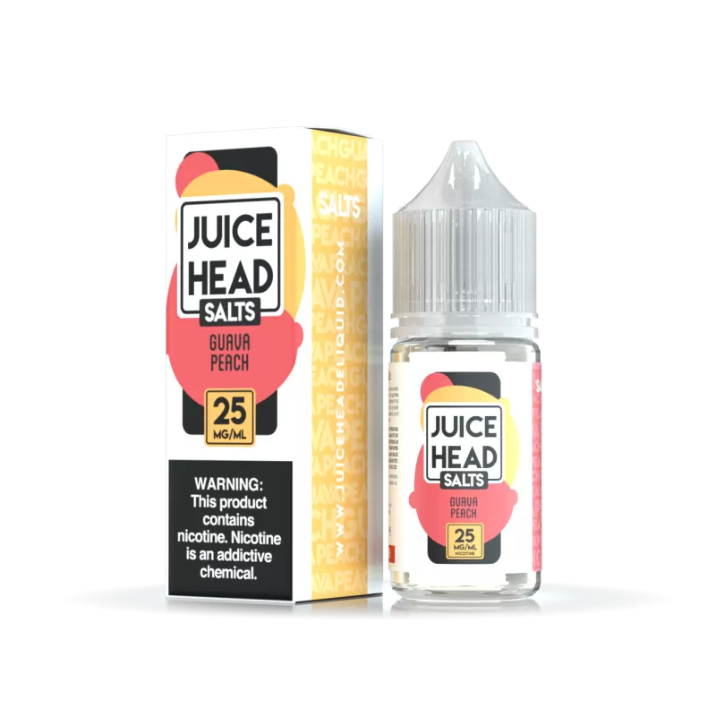 Juice Head Salts - Guava Peach - 30ML E-Liquid - 50MG - Image 2