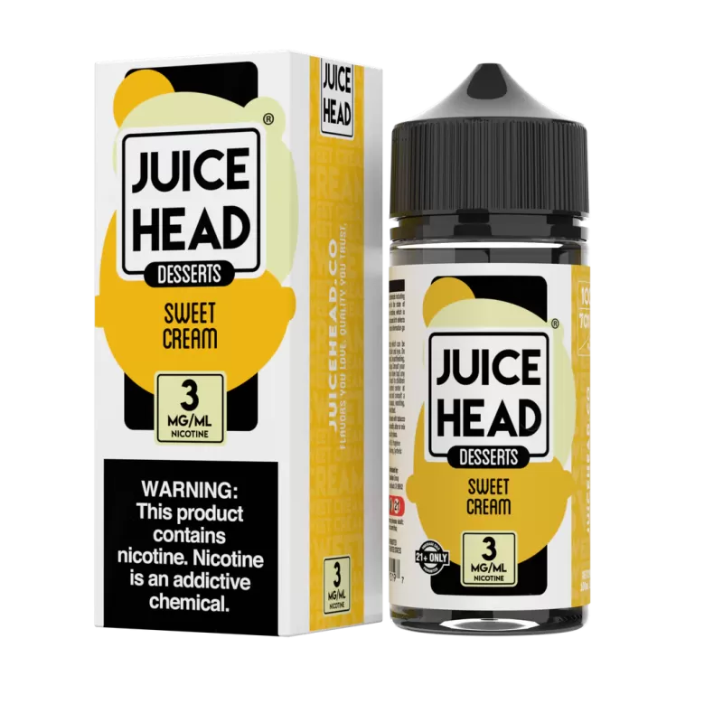 Juice Head Desserts - Sweet Cream - 100ML E-Liquid - 6MG