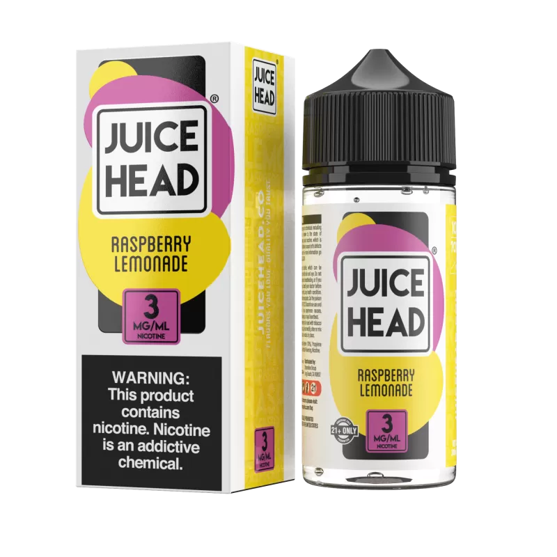 Juice Head - Raspberry Lemonade - 100ML E-Liquid - 6MG