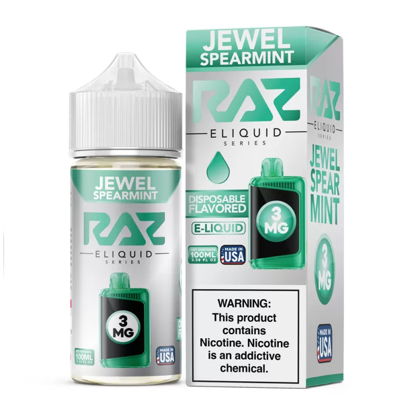 RAZ - Jewel Spearmint - 100ML E-Liquid - 3MG