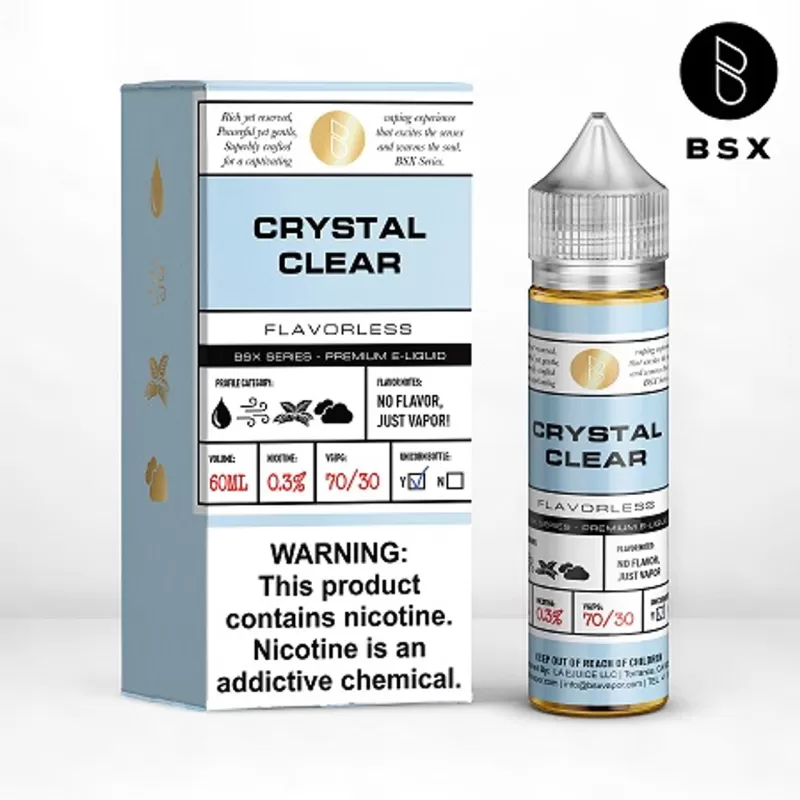 BSX Vapor BSX Series - Crystal Clear - 60ML E-Liquid - 6MG
