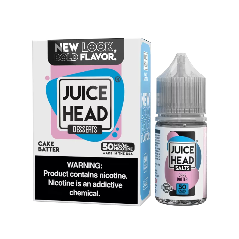 Juice Head Salts - Cake Batter - 30ML E-Liquid - 35MG