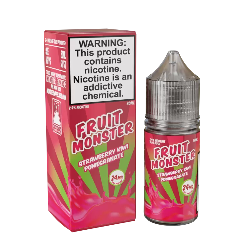 Fruit Monster Salt - Strawberry Kiwi Pomegranate - 30ML E-Liquid - 24MG