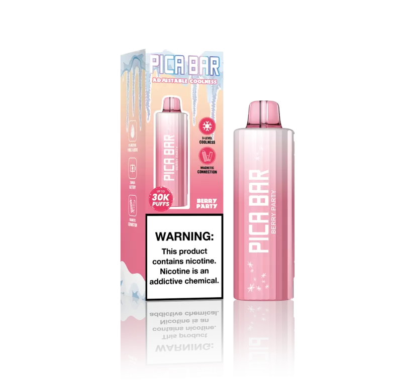 Assembled in USA | PICA BAR "TUNING" 30K Disposable POD - 30,000 Puffs - Frozen Banana Rainbow - Image 2