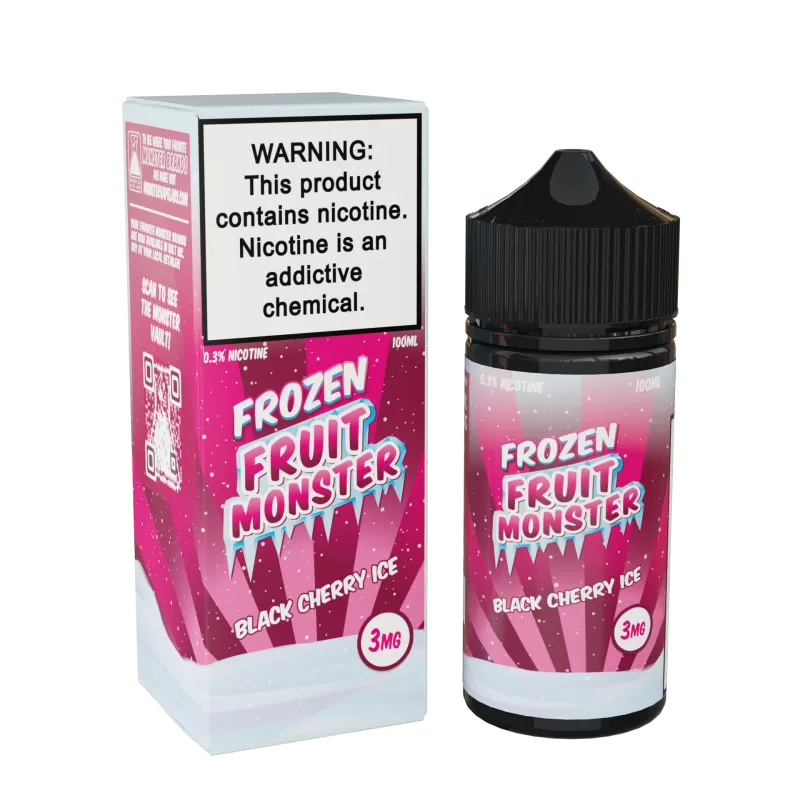 Frozen Fruit Monster - Black Cherry Ice - 100ML E-Liquid - 0MG