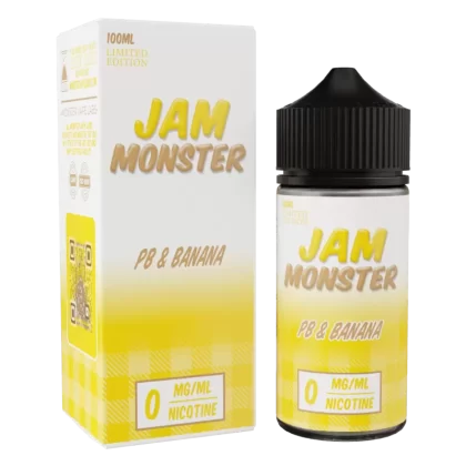 Jam Monster - PB & Banana - 100ML E-Liquid - 3MG