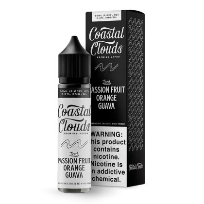 Coastal Clouds - Iced Passion Fruit Orange Guava - 60ML E-Liquid - 0MG