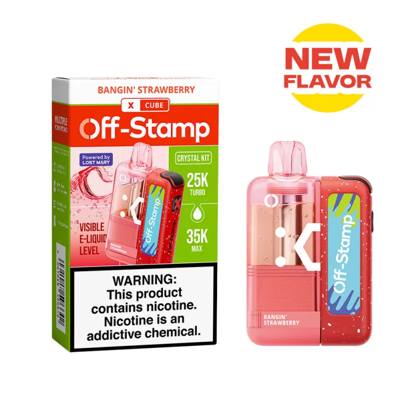 Made in Indonesia | Off-Stamp X-CUBE "Crystal Cube" 35K Disposable KIT – 35,000 Puffs - Scary Berry - Image 3