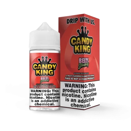 CANDY KING - Belts Strawberry - 100ML E-Liquid - 3MG