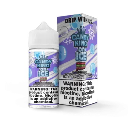 Candy King ON ICE - Strawberry Watermelon Bubblegum - 100ML E-Liquid - 3MG