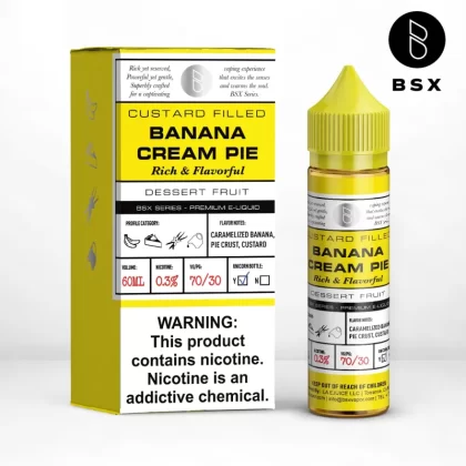 BSX Vapor BSX Series - Banana Cream Pie - 60ML E-Liquid - 3MG
