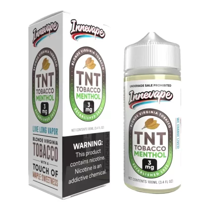 Innevape - TNT Tobacco Menthol - 100ML E-Liquid - 6MG