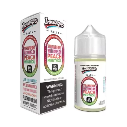 Innevape Salts - Strawberry Watermelon Peach Menthol - 30ML E-Liquid - 35MG