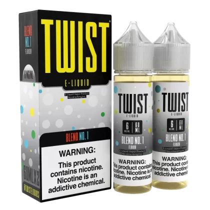 TWIST E-Liquid - Blend No.1 (Tropical Pucker Punch) - 120ML E-Liquid (Twin 60ML Pack) - 3MG
