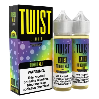 TWIST E-Liquid - Rainbow No.1 - 120ML E-Liquid (Twin 60ML Pack) - 6MG