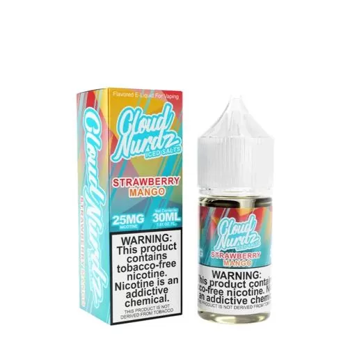 Iced Strawberry Mango by Cloud Nurdz TFN Salts 30mL - 50MG