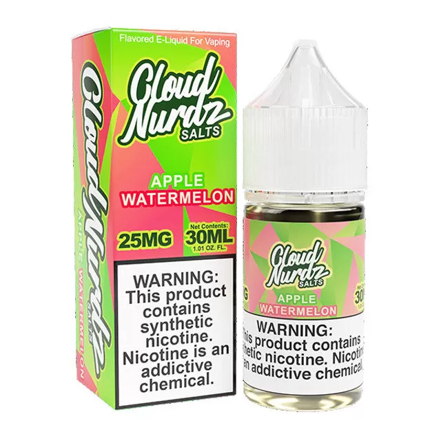 Watermelon Apple by Cloud Nurdz TFN Salts 30mL - 25MG - Image 2