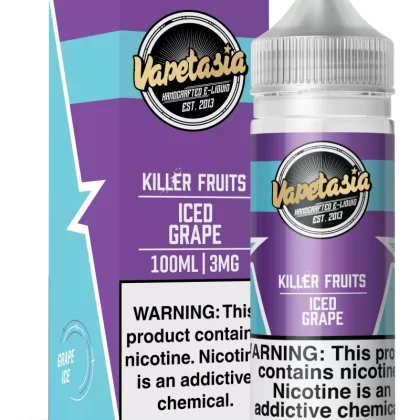 Vapetasia - Killer Fruits ICED Grape - 100ML E-Liquid - 3MG