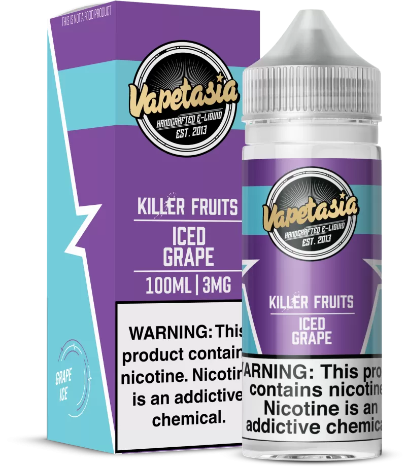 Vapetasia - Killer Fruits ICED Grape - 100ML E-Liquid - 3MG