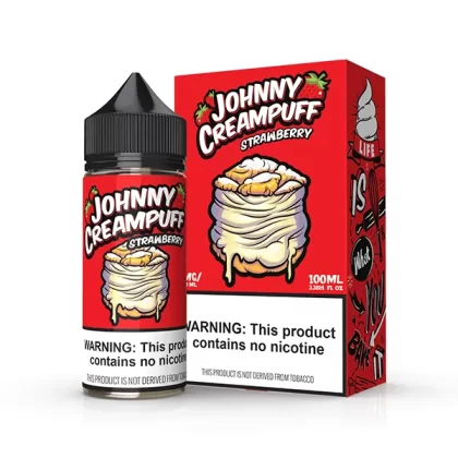 Strawberry by Tinted Brew - Johnny Creampuff TFN Series 100mL - 0MG