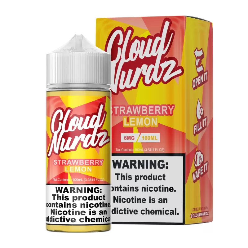 Strawberry Lemon by Cloud Nurdz TFN 100mL - 0MG