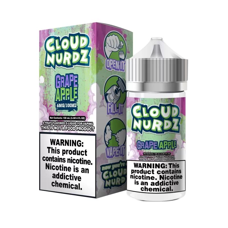 Grape Apple by Cloud Nurdz TFN 100mL - 6MG - Image 2