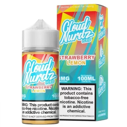 Strawberry Lemon Iced by Cloud Nurdz TFN 100mL - 12MG