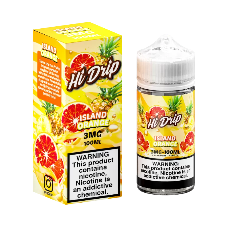 Island Orange by Hi Drip E-Liquid 100ml - 0MG