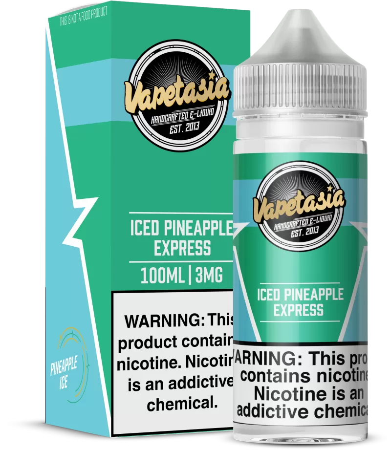 Vapetasia - ICED Pineapple Express - 100ML E-Liquid - 0MG