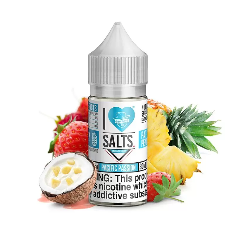Blue Strawberry Salt by Mad Hatter EJuice 30ml - 25MG - Image 2