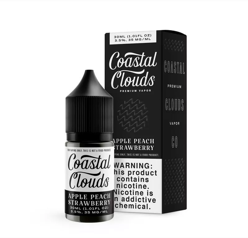 Apple Peach Strawberry by Coastal Clouds Salt Series - 30ML E-Liquid - 35MG