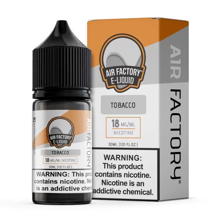 Tobacco by Air Factory Salt eJuice 30mL - 18MG