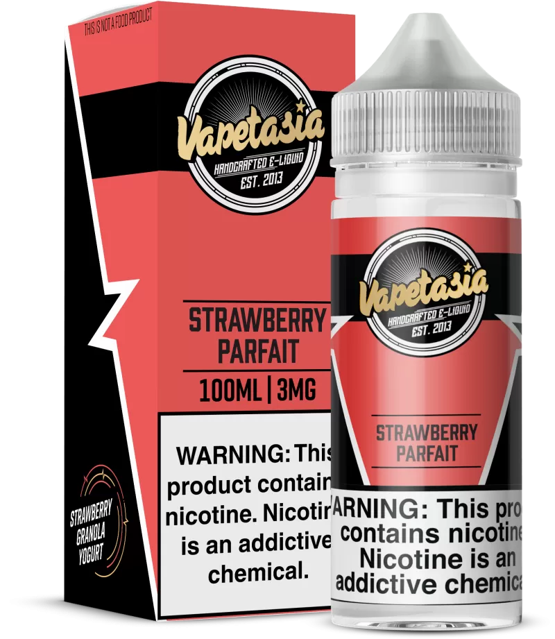 Vapetasia - Strawberry Parfait - 100ML E-Liquid - 3MG