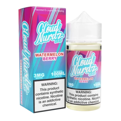 Watermelon Berry Iced by Cloud Nurdz Ice TFN 100ML - 18MG