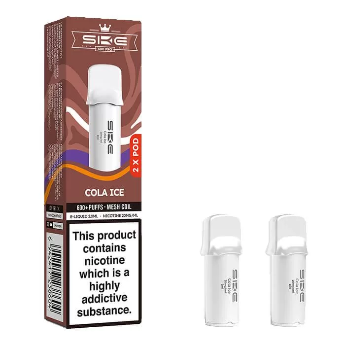 SKE Crystal Pro 600 Prefilled Pods - 20mg - 2PK - Fresh Menthol Mojito