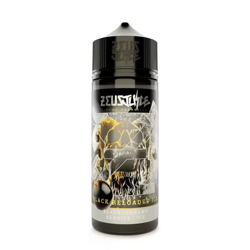 Black Reloaded Ice By Zeus Juice E-Liquid 100ml Shortfill
