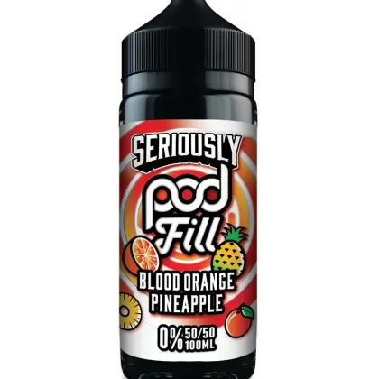 Blood Orange Pineapple By Seriously Pod 50/50 Fill E-Liquid 100ml Shortfill