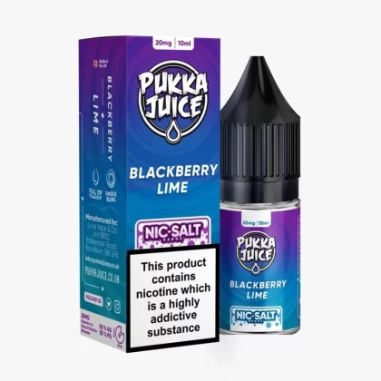 Blackberry Lime Nic Salt By Pukka Juice - 10mg