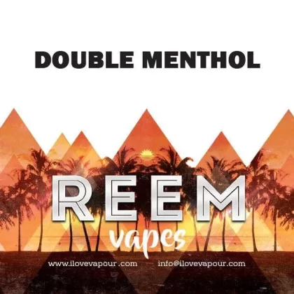 Double Menthol Premium E juice By Reem Vapes - 18mg
