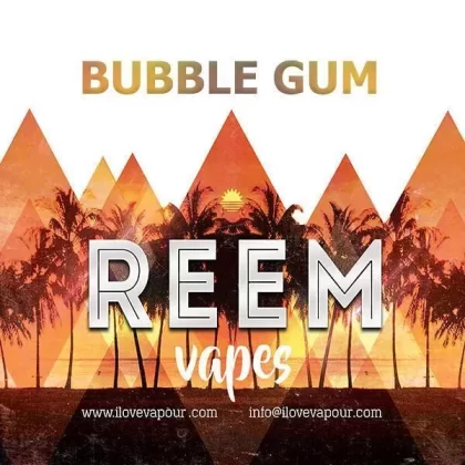 bubblegum Premium E juice By Reem Vapes - 3mg