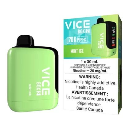 Vice Box 2 Disposable Vape Device - Mint Ice - 20mg/ml