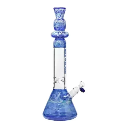 18" Nice Glass Top Glass Beaker Bong - Green