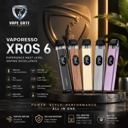 Vaporesso Xros 6 1800mAh Pod System - Aurora Blue