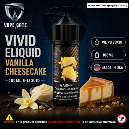 VANILLA CHEESECAKE - VIVID ELIQUID 100ML - 2mg - 100ml