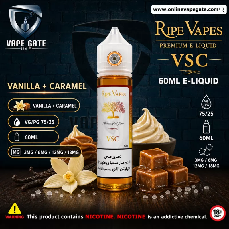 VSC 60ml E liquid by Ripe Vape - 18mg - 60ml